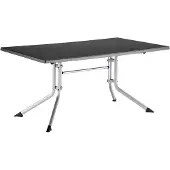 Kettler Boulevard Klapptisch Aluminium/Kettalux-Plus Dunkelgrau|Hellgrau 0307021-0000
