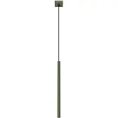 Sollux Pendelleuchte PASTELO 1 olivgrün 1xG9 8W Stahl 114x8x8cm