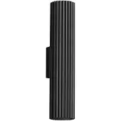 Sollux Wandleuchte KARBON 30 schwarz 2xGU10 10W Aluminium 30x8.5x6.5cm
