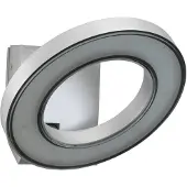 Albert 690210 Wandleuchte Typ Nr. 0210 - schwenkbar - Farbe: Silber, mit 1 x LED 16 W.