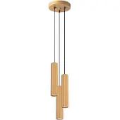 Sollux Pendelleuchte KARBON 3P golden 3xGU10 10W Aluminium 108x19.5x19.5cm