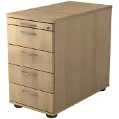 OTTO HAMMERBACHER Standcontainer »O-Line« braun, 42.8x76x80 cm