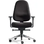 Sitwell Bürodrehstuhl Ultra S, ohne Armlehnen, Rückenlehne/ schwarz