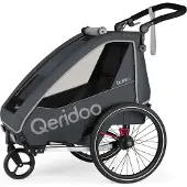 Qeridoo Fahrradanhänger Qupa 1 Modell Grey