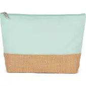 Kimood Clutch aus Baumwoll-Leinen und Jute
