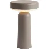 Muuto Ease Portable Tischleuchte Taupe - , dimmbar, Beige, für Wohnzimmer, Kunststoff
