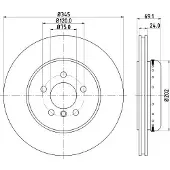 Hella Bremsscheibe PRO High Carbon 8DD 355 120-871