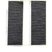 PURFLUX Innenraumluftfilter mit Aktivkohle AHC425-2