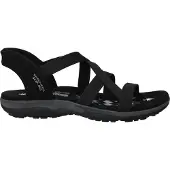 SKECHERS Slip-Ins: Reggae Slim Sandalen Plat - Zwart - Maat 40