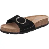 Rohde Flip Flops Soave 5415 Damen Black-Schuhgröße 36