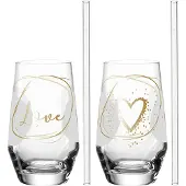 Leonardo PB/2 LD+2 Trinkhalme -Love-
