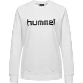 Hummel Sweatshirt Damen Cotton Logo