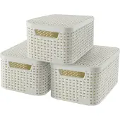 Curver Aufbewahrungsbox STYLE Box S (Set 3 Stück)