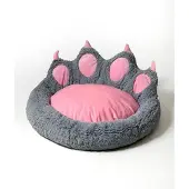 Big Buy Cooking GO GIFT Hunde- und Katzenbett - grau - 75x75 cm