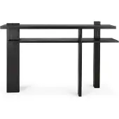Ethnicraft Abstract Konsole Teakholz Schwarz 133x41 cm