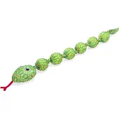 Beeztees Schlange Ballo - Grün - 80 x 10 x 6,5 cm