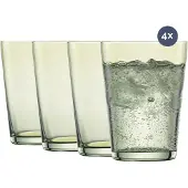 Zwiesel Glas Wasserglas Together Olivgrün 548 ml (4-teilig)