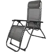 Mojawo Comfort Relaxsessel Relaxstuhl klappbar & verstellbar für Garten Camping Balkon & Terrasse