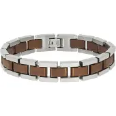 Zeeme Armband Edelstahl 21cm Glänzend ZEEme Rot