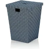 kela Wäschekorb Alvero Blau 52 cm