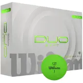 Wilson - DUO Soft Golf Ball - Green - 12 Balls