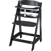Roba Sit Up Flex Grow-Along Hochstuhl, Black