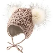 Sterntaler Strickmütze 2 Pompons sand 4702140_913