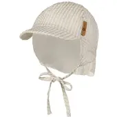 Sterntaler Schirmmütze mit Nackenschutz Streifen beige 1602526_935
