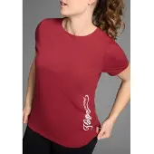 Kangaroos T-Shirt Kurzarm, casual, unifarben, große Größen