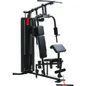 Christopeit Sport Kraftstation "SP 2000" 8 Gewichtsblöcke Butterflystange, Latzug, Ruderfunktion und mehr, max. Benutzergewicht 120 kg, max. Trainingsgewicht 56 kg