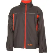 Planam Softshelljacke Basalt Neon oliv/orange L