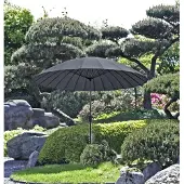 Garden Pleasure Sonnenschirm mit 24 Streben, anthrazit