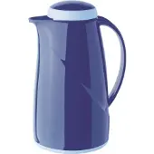 Helios Isolierkanne Wave 1 L D.Blau, spülmaschinengeeignet