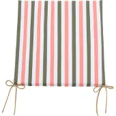 Doppler Sitzkissen 44 x 44 cm grün rosa weiß