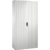 C+P Rollladenschrank Omnispace, 5 OH, abschließbar, B 1000 x T 420 x H 1980 mm, Stahl/Kunststoff, verkehrsweiß