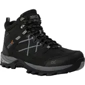 Regatta - Herren Wanderstiefel "Samaris III" RG9713 (46 EU) (Schwarz/Graphit-Schwarz)