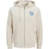 Jack & Jones One Color Summer Reißverschlusspullover