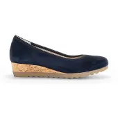 Gabor GENUA Ballerinas - Damen Halbschuhe - Slipper blau Freizeit NEU