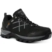 Regatta - Herren Wanderschuhe "Samaris III" RG9773 (39 EU) (Schwarz/Granitgrau)