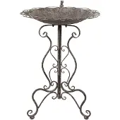 Clayre & Eef Vogelfutterhaus Ø 52x76 cm Braun Metall