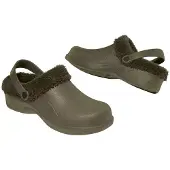 Atlas For Men - Herren Garten-Clogs, Sherpa-Futter AF2025 (39 EU) (Khakigrün)