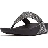 Original Brands FITFLOP FitFlop Lulu Toe Post - Glitterball SILVER 42