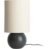 Leitmotiv Tischlampe ALMA, Stofflampenschirm, Ø 16 cm