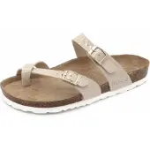 Rohde Damen Zehentrenner Pantolette Alba 5594, Größe:39 EU, Farbe:Schwarz