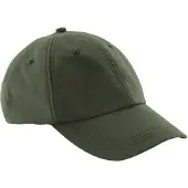 Beechfield Unisex Wasserbeständig 6 Panel Baseball Kappe (Olive)