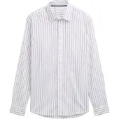 Tom Tailor Striped Slub Oxford Langarmhemd
