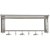 Signature WANDGARDEROBE mit 6 Haken und Hutständer - 66/26/29 cm