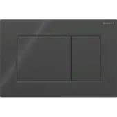 Geberit Sigma 01 Betätigungsplatte quadratisch glänzend schwarz für Sigma-Spülkästen 8cm
