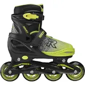 Roces - "Jokey X" Inline-Skates für Kinder PP12505 (30,5 EU - 33 EU) (Schwarz/Grün)