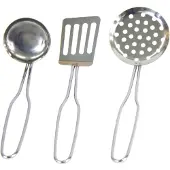 Bino kochgeschirr-Set Junior Aluminium rosa/weiß/silber 11-teilig